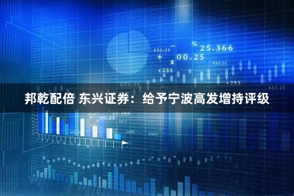 邦乾配倍 东兴证券：给予宁波高发增持评级